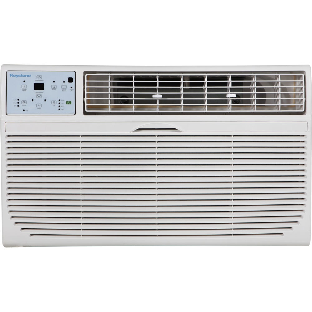 Keystone 10000-BTU 450-sq ft 115-Volt White Through-the-wall Air Conditioner with Remote ENERGY STAR KSTAT10-1C