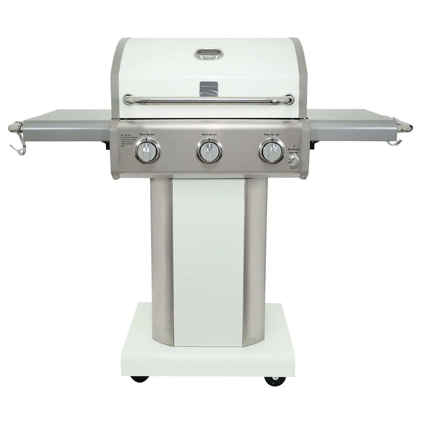 Kenmore Pearl 3-Burner Liquid Propane Gas Grill PG-4030400LD-PE