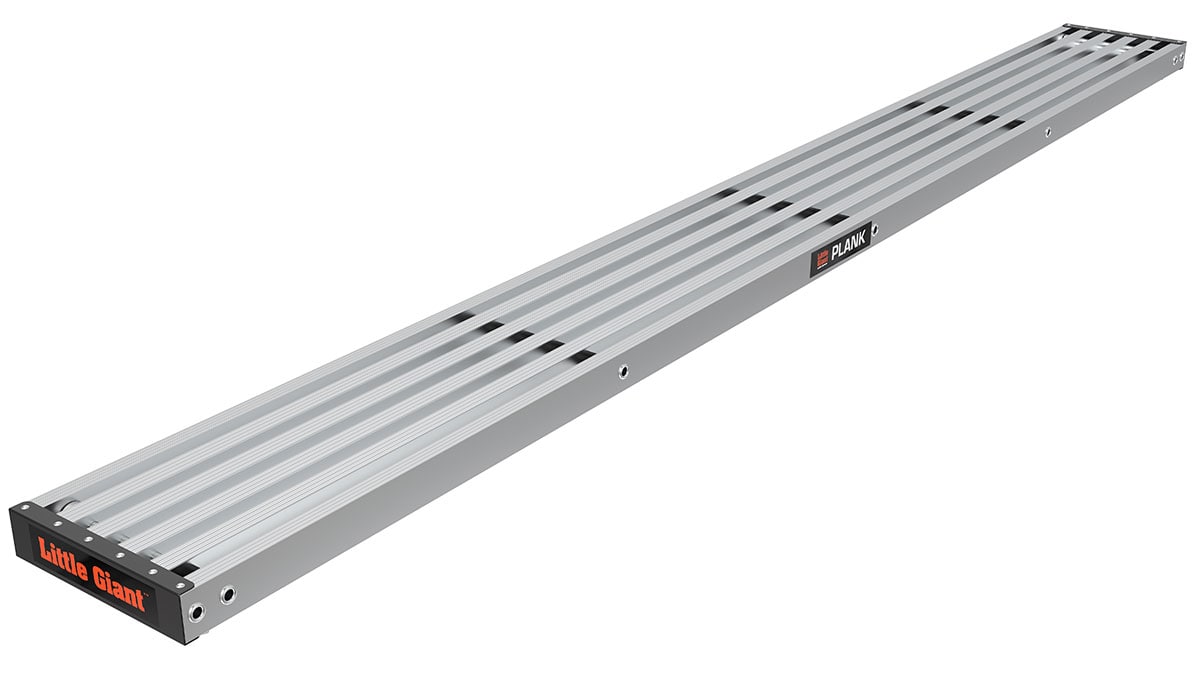 Little Giant Ladders Aluminum 0.25-ft H x 10-ft L Ladder Plank 500-lb 15210