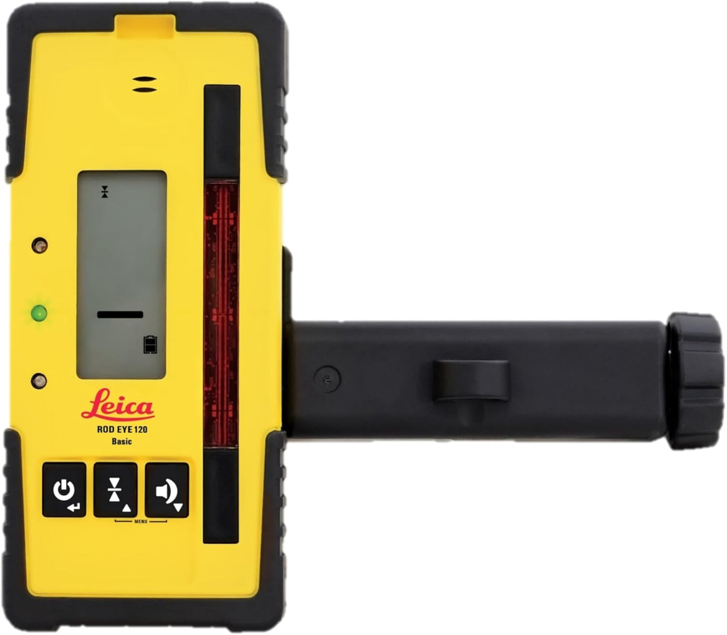 Leica Geosystems 789922 Rugby Rod Eye 120 Rotary Laser Receiver, Yellow