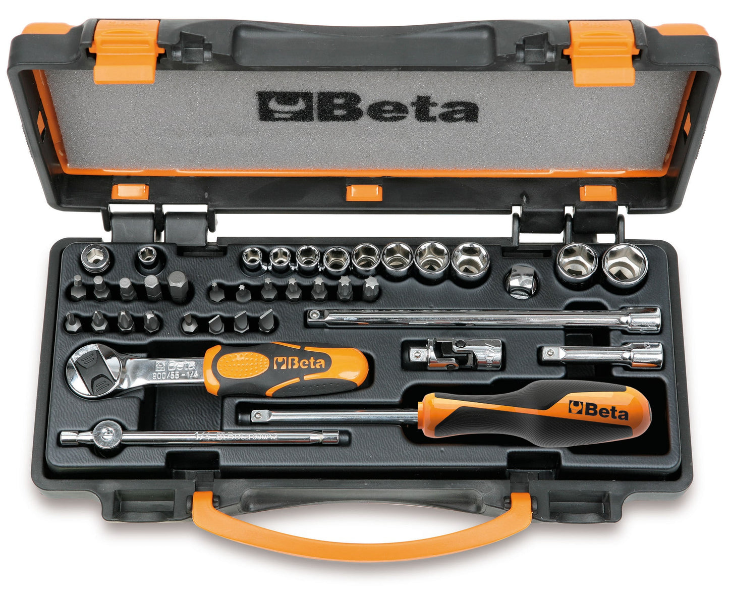 Beta 1/4-in Drive Metric Intermediate Socket Set (39-Pieces) 9000971