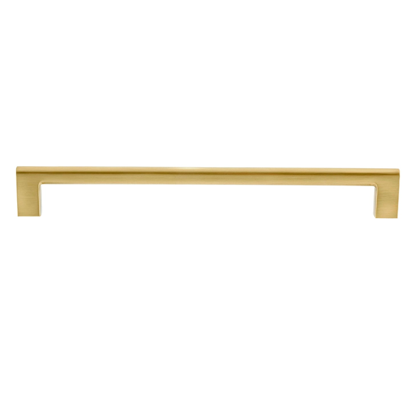 Sumner Street Home Hardware Vail 10-in (256Mm) Center to Center Satin Brass Rectangular Bar Drawer Pulls (10-Pack) RL004968VP