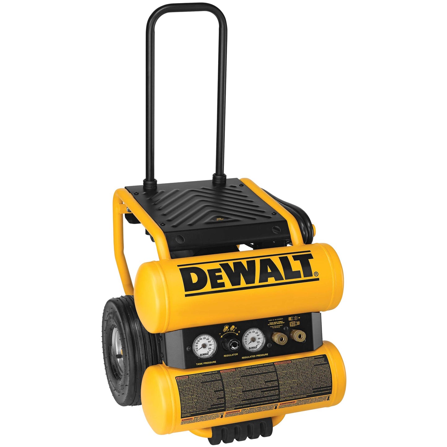 DEWALT 4.0-Gallon Portable Electric 125 PSI Twin stack Air Compressor
