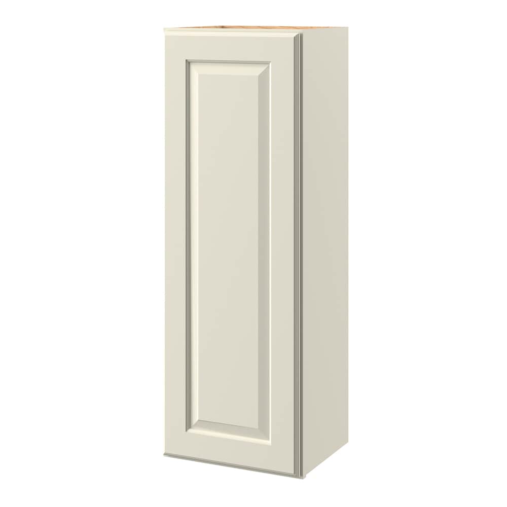 allen + roth Pattingham 15-in W x 42-in H x 12-in D Harbor Wall Fully assembled Cabinet Raised Panel