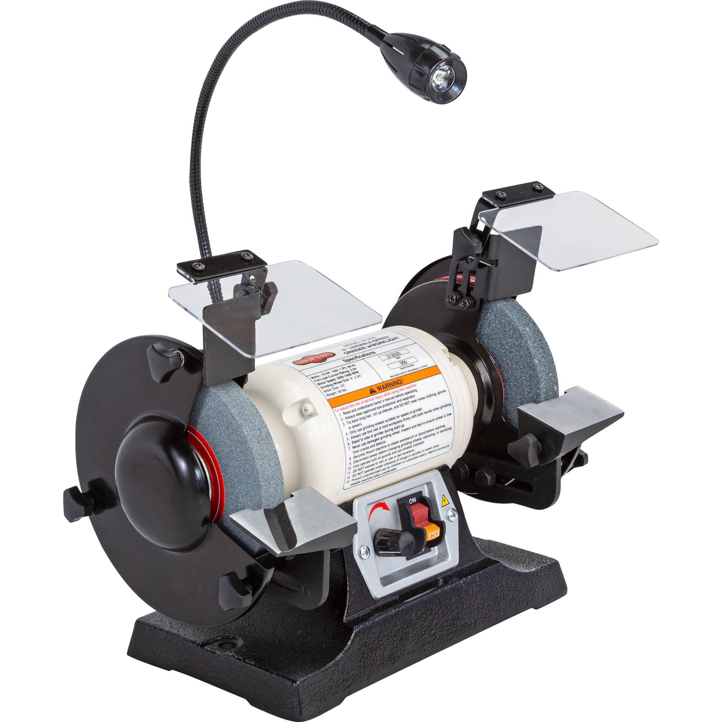 Shop Fox 6-in Variable Speed Bench grinder