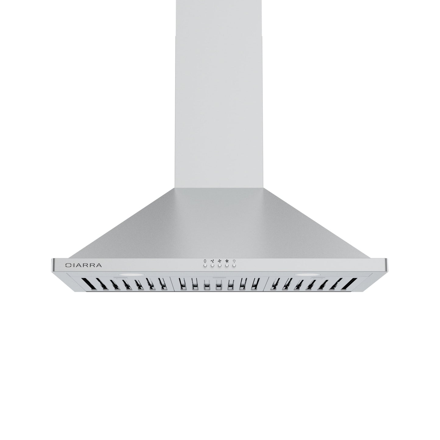 CIARRA Range Hood 30 inch Wall Mount Chimney Hood Range 450 CFM Ducted and Ductless CAS30275