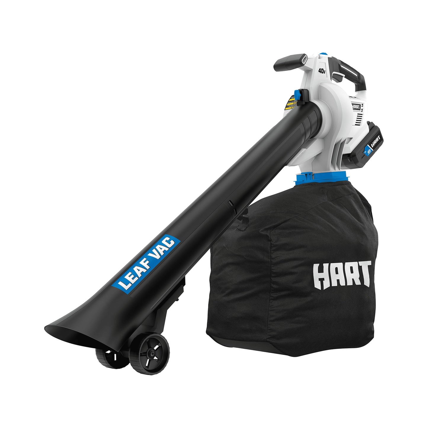 HART 40V Cordless Leaf Vacuum Kit, (1) 4.0Ah Lithium-Ion Battery