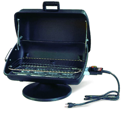 Americana Tabletop 1500-Watt Satin Black Electric Grill 9210.4.181