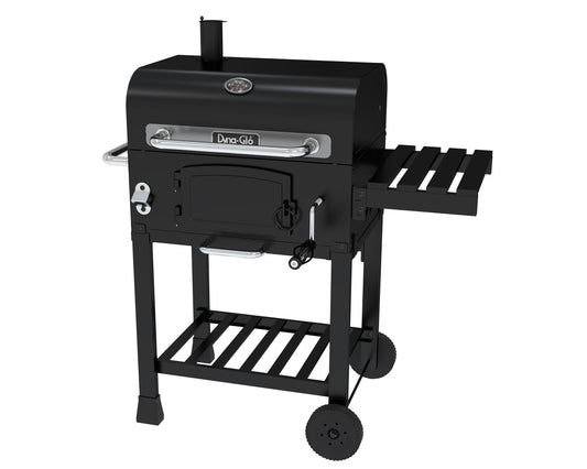 Dyna-Glo 24-in W Black Barrel Charcoal Grill DGD381BNC-D