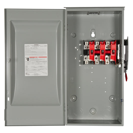 Siemens Type VBII 200 Amp Single Phase (120V/240V) Non-fusible Outdoor General-duty Safety Switch Disconnect GNF324R