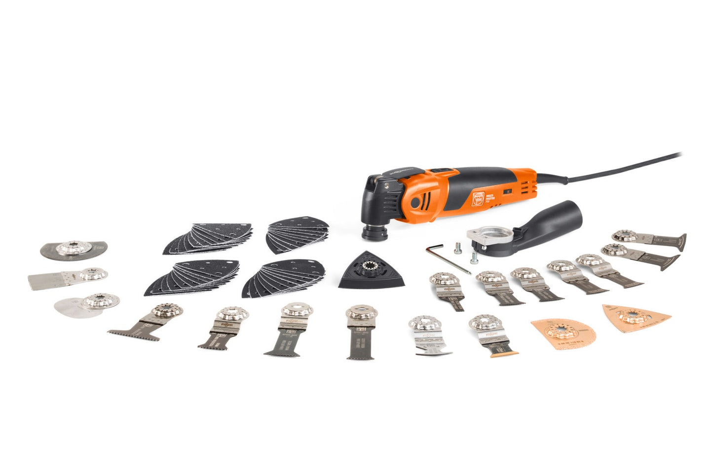 FEIN MULTIMASTER MM500 Plus Top Corded 3.3-Amp Variable 40-Piece Oscillating Multi-Tool Kit with Hard Case 72296761090
