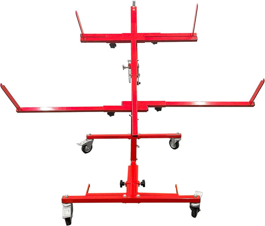 LAUCO Multifunction Paint Stand, Automotive Paint Stand, Body Panel Stand, Door Stands for Painting, Paint Stands Auto Body, Fender Stand, Hood Stand, Auto Body Repair Tools Adjustable Paint Stand- MPS7754