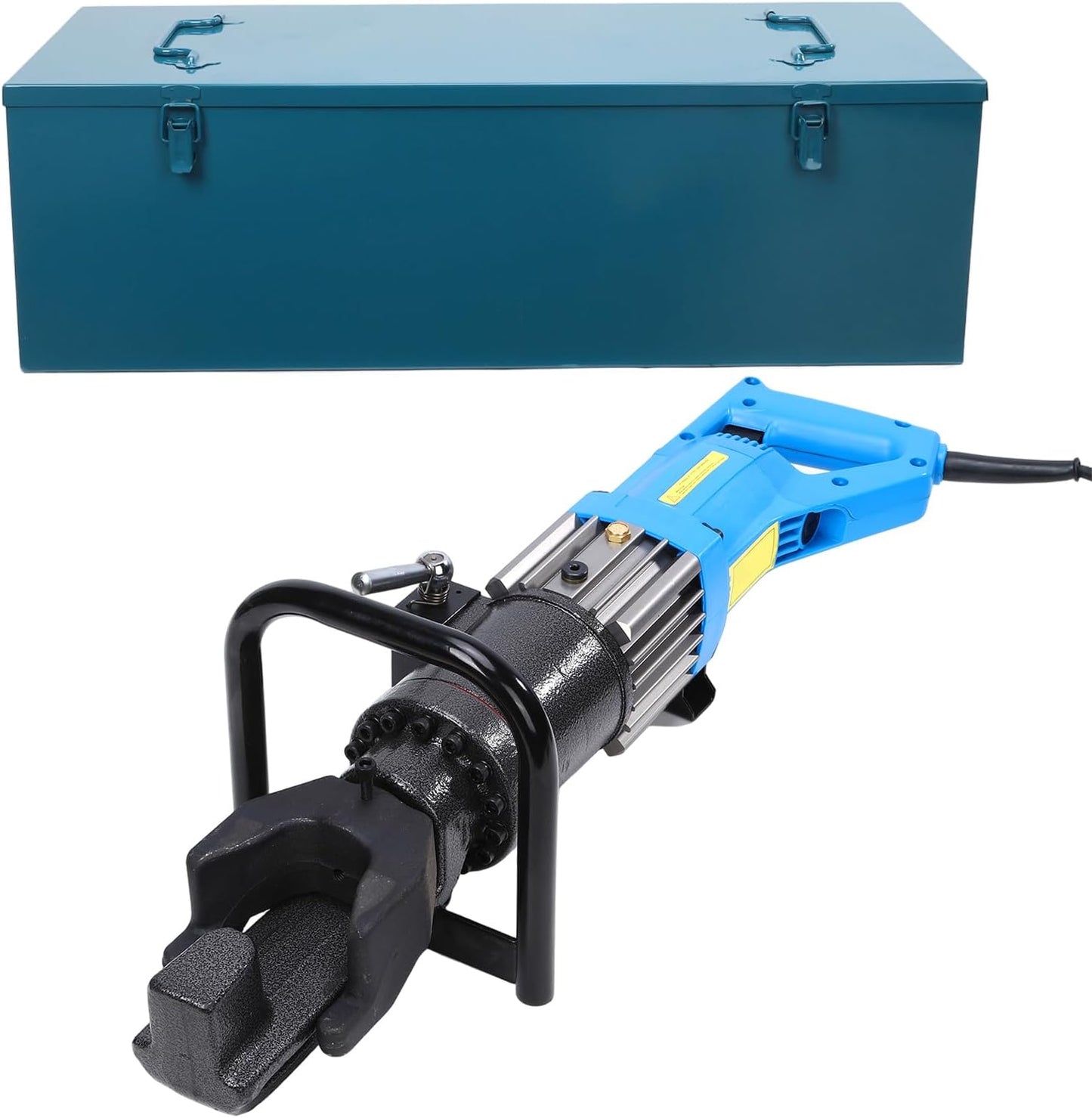 1400W Electric Rebar Bender 110V Rebar Bender 60Hz Hydraulic Rebar Bending Machine for Rebar Medium Magnetic Steel Low-Carbon Steel Round Steel Bend Range 5/32’’ to 7/8’’ Bend Speed 4-5S