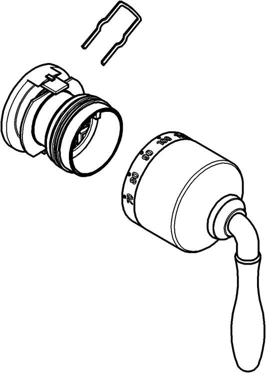 GROHE 47712000 Temperature Scale Lever, No Finish