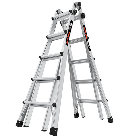 Little Giant Ladders Multi M22 22-ft Reach Type 1a- 300-lb Load Capacity Telescoping Multi-Position Ladder 16522-002