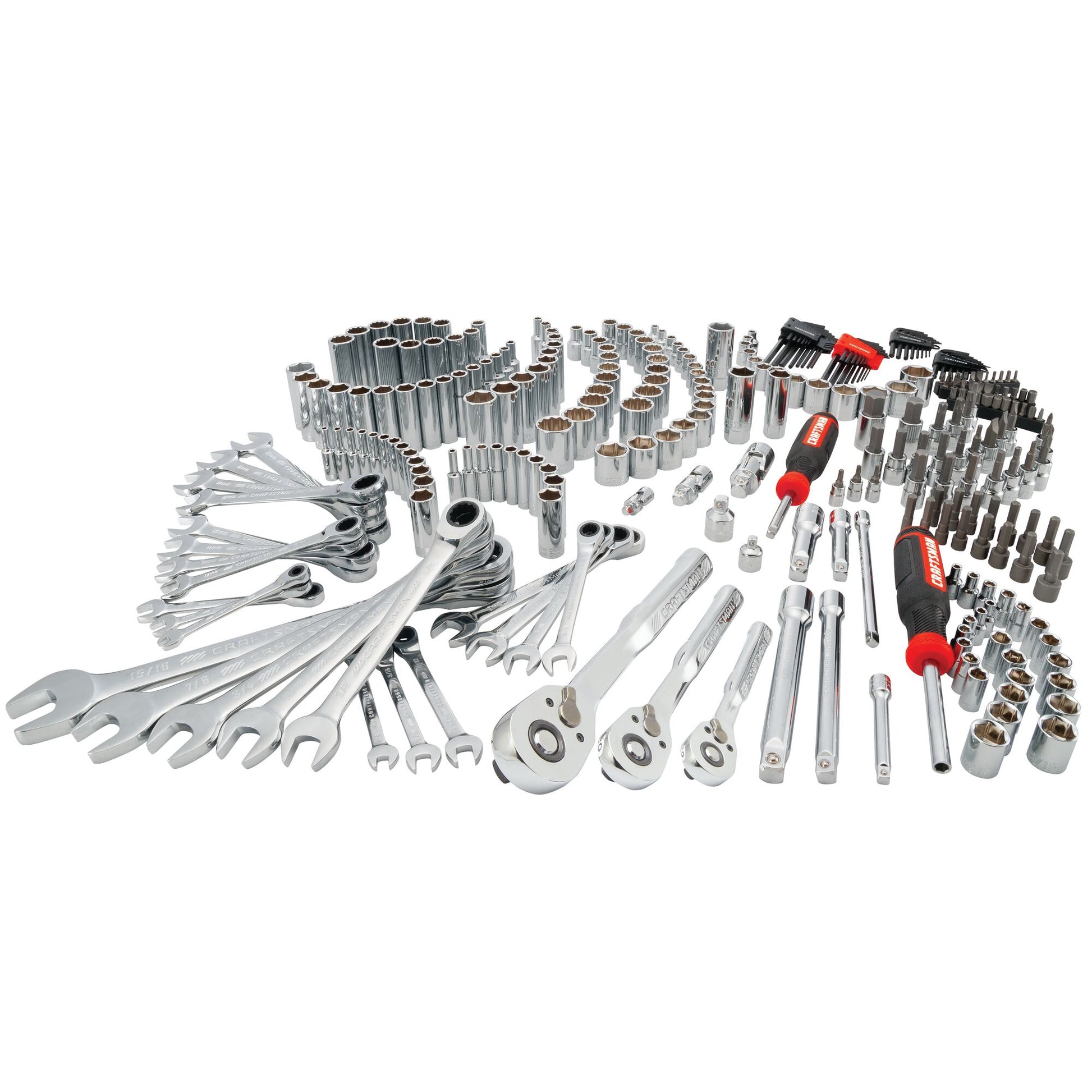 CRAFTSMAN 298 -Piece Metric and standard (SAE) Mechanics Tool Set (no case)