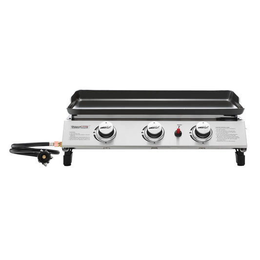 Royal Gourmet 319-Sq in Stainless Steel and Black Portable Liquid Propane Grill PD1300