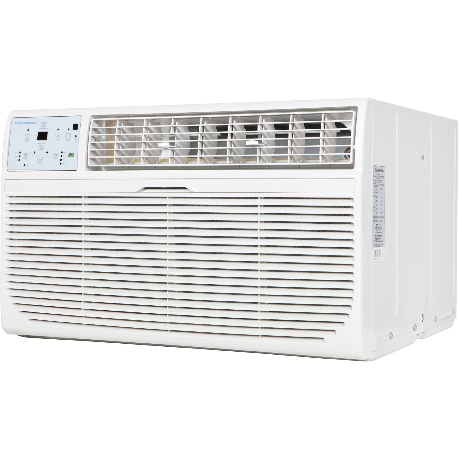 Keystone 12000-BTU 550-sq ft 115-Volt White Through-the-wall Air Conditioner with Remote KSTAT12-1C