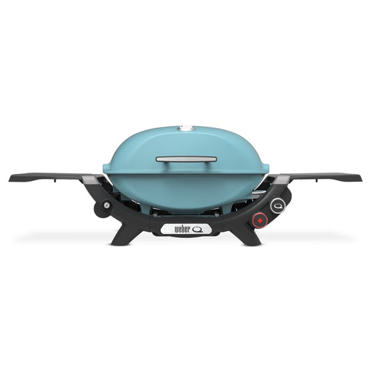 Weber Q2800N+ 320-Sq in Sky Blue Portable Liquid Propane Grill 1500379