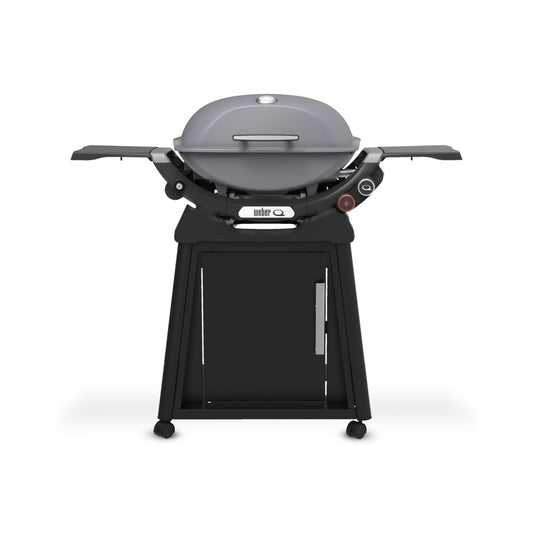 Weber Q 2800N+ 320-Sq in Smoke Grey Portable Liquid Propane Grill 1500392