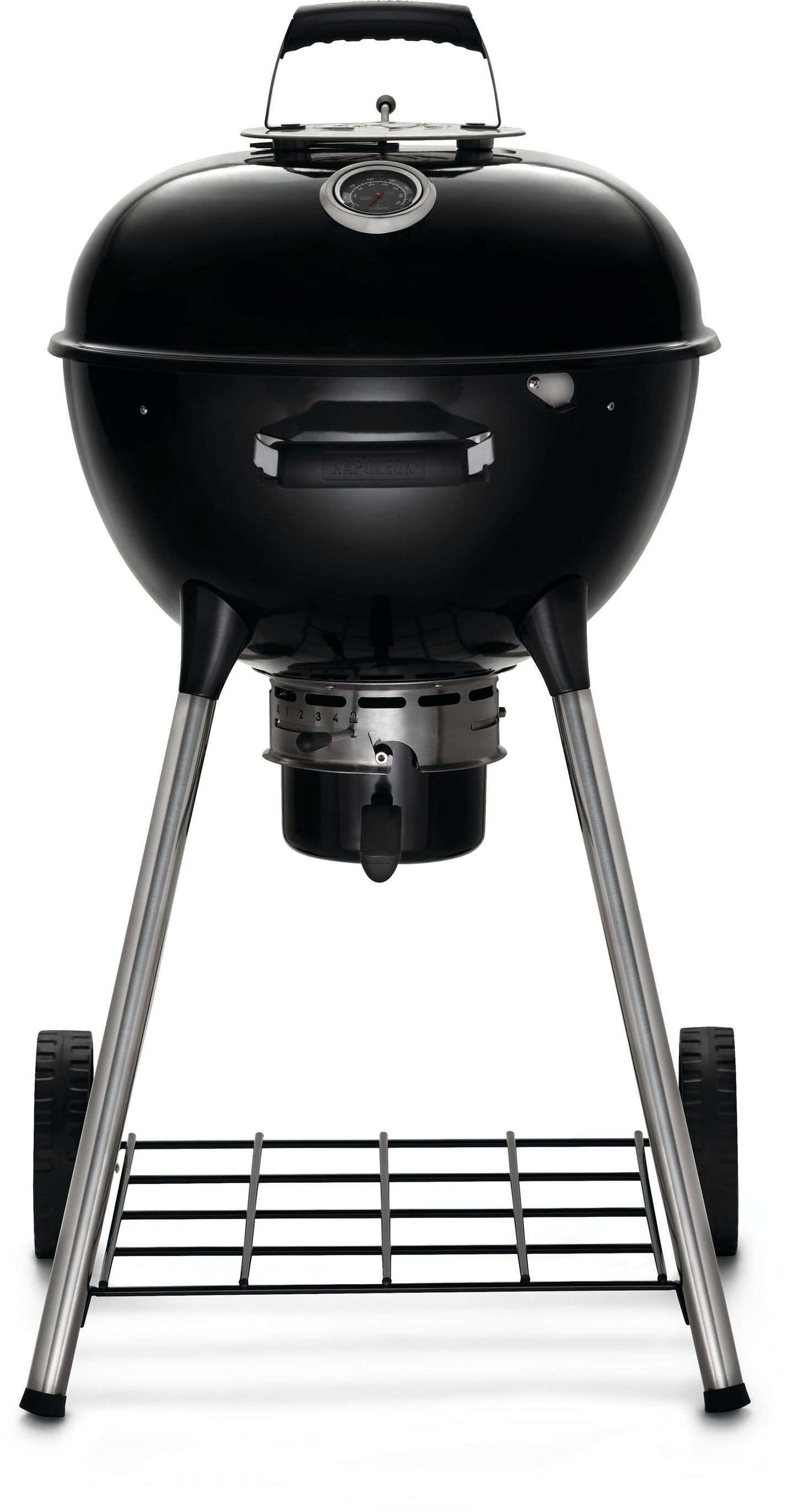 NAPOLEON NK18 Leg Series 17.5-in W Black/Porcelain Kettle Charcoal Grill NK18K-LEG-3
