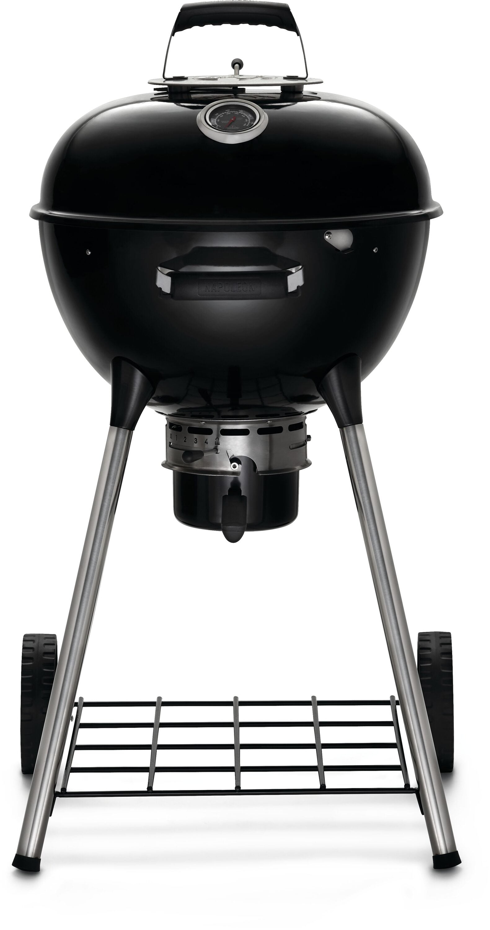 NAPOLEON NK18 Leg Series 17.5-in W Black/Porcelain Kettle Charcoal Grill NK18K-LEG-3