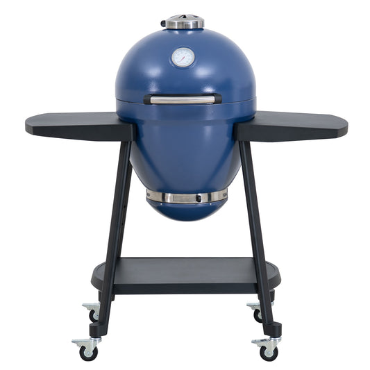Sunjoy 246.21-Sq in Navy Portable Charcoal Grill A504002323