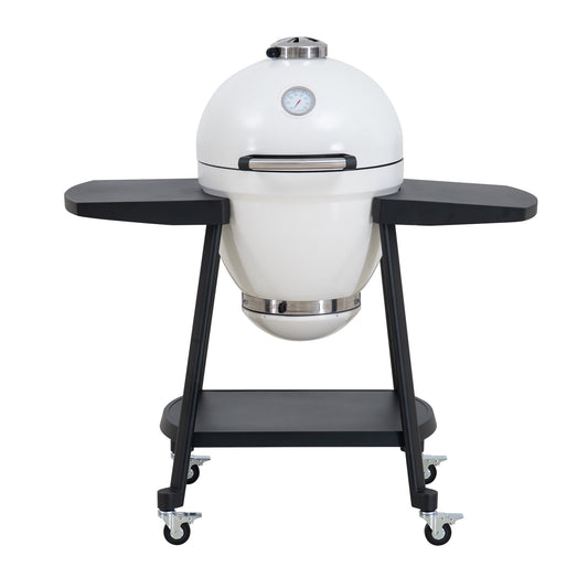 Sunjoy 246.21-Sq in White Portable Charcoal Grill A504002325
