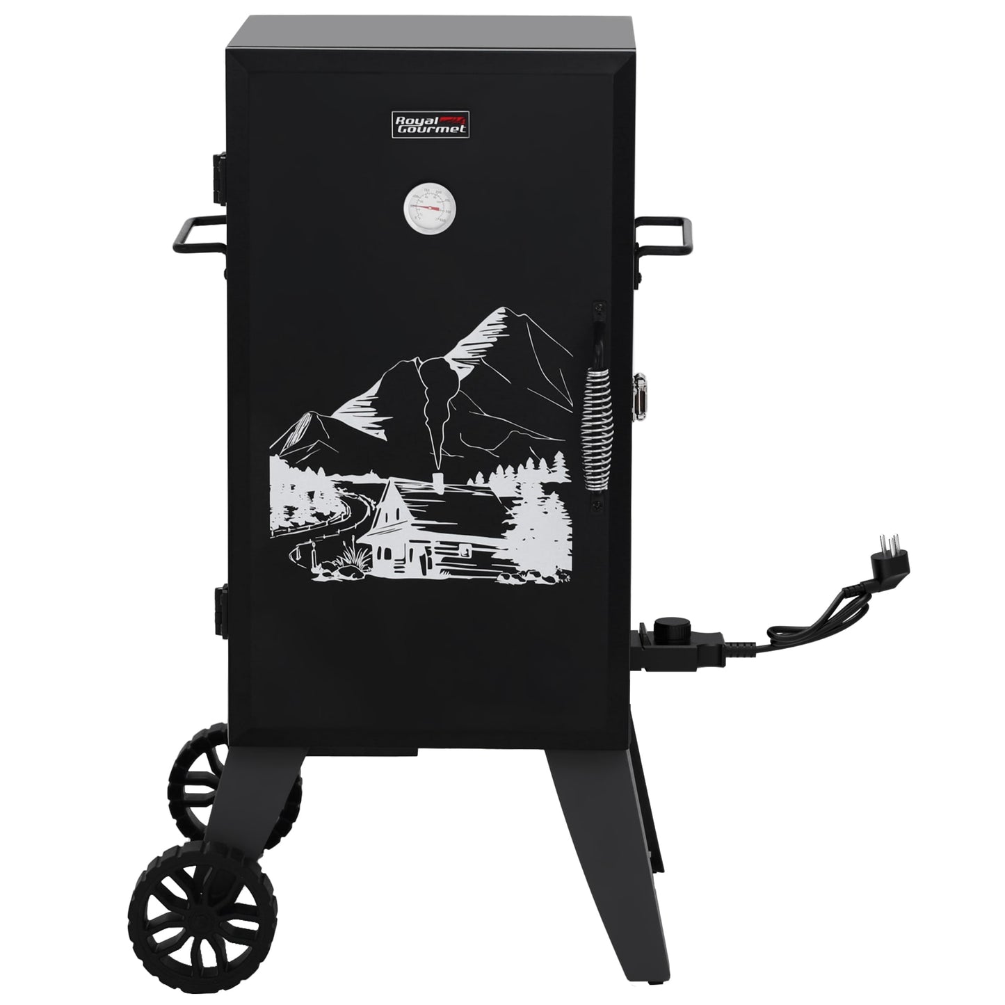 Royal Gourmet 454-Sq in Black Electric Smoker SE2805