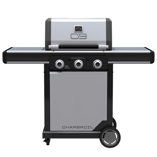 Char-Broil Commercial Series Grill and Griddle Combo Stainless Steel 3-Burner Liquid Propane and Natural Gas Infrared Gas Grill 463364824
