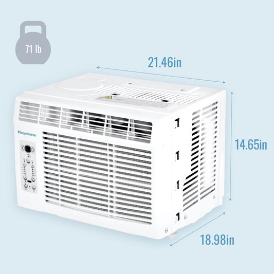 Keystone 650-sq ft Window Air Conditioner with Remote (115-Volt, 14500-BTU) KSTAW14CE