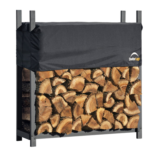Ultra Duty Firewood Rack with Cover in 4 ft.